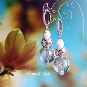 Серьги хрустальные «Великая Афродита».