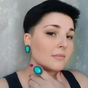 Комплект украшений под бирюзу