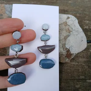 Серьги женские "С морских берегов"