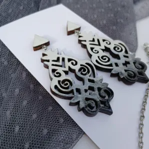 серьги женские"Кружева"