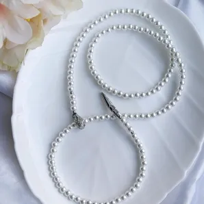 Колье-галстук трансформер из жемчуга