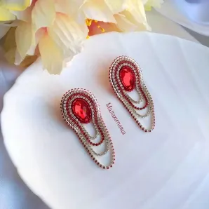 Серьги "Гори-гори ясно!"