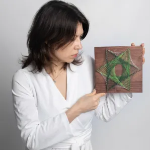 Мандала "Сияние" 20/20 см /2 чакра/ набор для творчества и медитаций