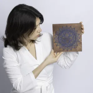 Мандала "Солнце" 20/20 см /3 чакра/ набор для творчества и медитаций