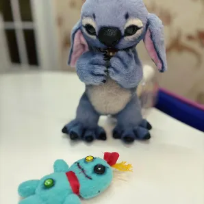 Стич мягкая авторская игрушка