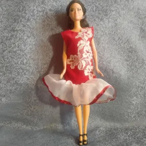 Одежда, платье для куклы Барби