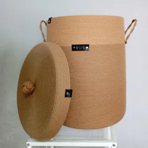 Корзина из хлопкового шнура