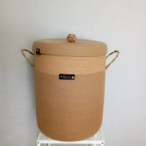 Корзина из хлопкового шнура