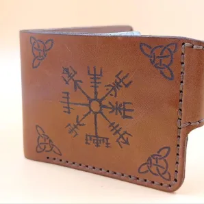 Кошек кожаный "Компас викингов"