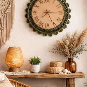 Настенные часы ручной работы "Весна"