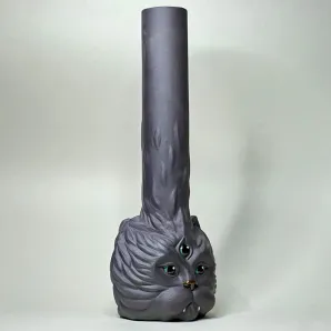 Керамический бонг ручной работы Кот