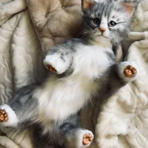 Котенок , авторская игрушка