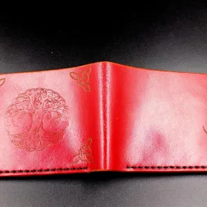 Кошелëк кожаный "Мировое Древо".