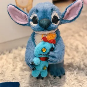 Стич мягкая авторская игрушка