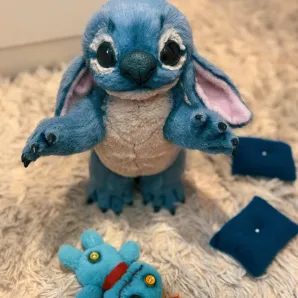 Стич мягкая авторская игрушка