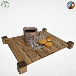 Поднос "Престон" (сосна, двойной)