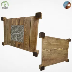 Поднос "Престон" (сосна, двойной)