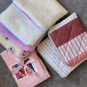 Мини косметичка ручной работы. 17х14см