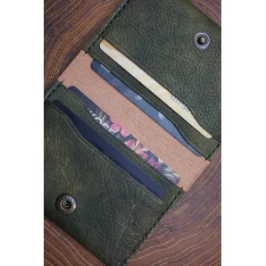 Картхолдер из натуральной кожи, ручная работа