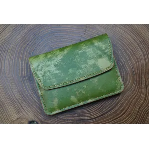 Портмоне для документов из натуральной кожи, ручной работы