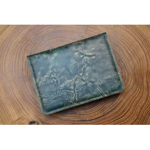 Портмоне для документов из натуральной кожи, ручной работы