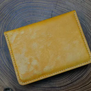 Портмоне для документов из натуральной кожи, ручной работы