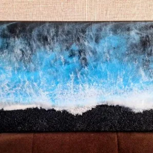Картина "Море" из эпоксидной смолы