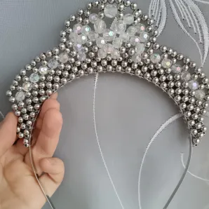 Ободок-кокошник "Сияние севера"