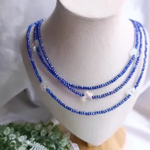 Колье-чокер с бабочками