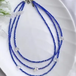 Колье-чокер с бабочками