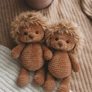 Вязанный ёжик