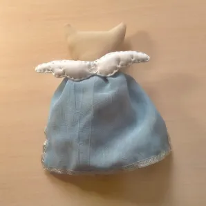 текстильная кукла Спящий ангел котенок