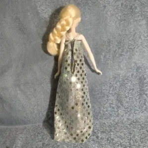 одежда, платье для куклы Эльзы из мультфильма "Холодное сердце"