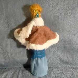 Одежда, пончо для куклы Анны из мультфильма "Холодное сердце"