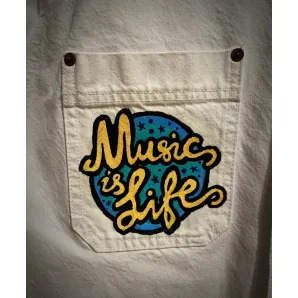 Авторская джинсовая рубашка