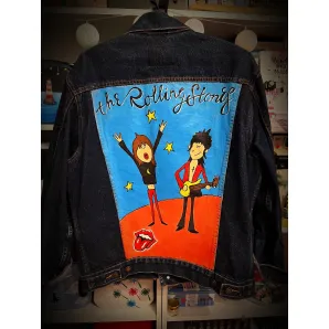 Авторская куртка, ручная роспись.