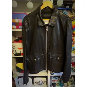 Оригинальная кожаная куртка CALVIN KLEIN JEANS