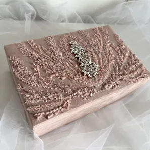 Шкатулка для украшений, розовая