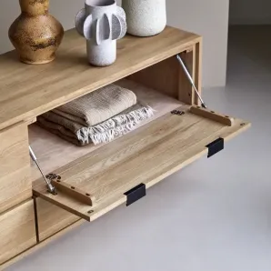 Тумба под телевизор из массива дуба 180 см