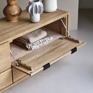 Тумба под телевизор из массива дуба 180 см SOHO