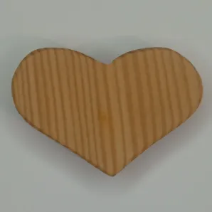 Сердечки из дерева для декора 10шт.