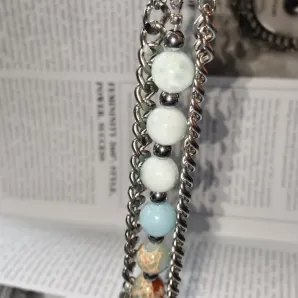 Обвес на сумку "Защита ангела" из ангелита и варисцита