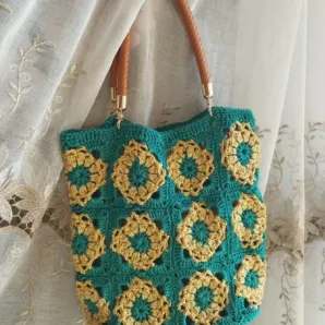 Сумка женская вязанная