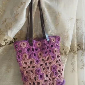 Сумка женская вязанная