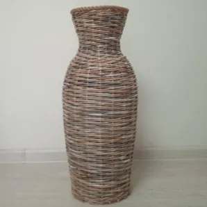 Ваза напольная плетёная