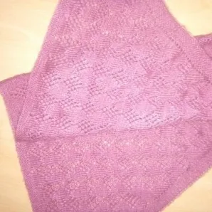 Шейный платок «Треугольники» ручная работа