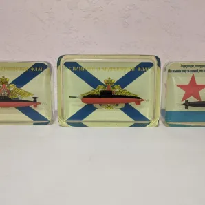 Сувенир-виньетка ПЛ 971, 670, 636, 885 Подводная лодка