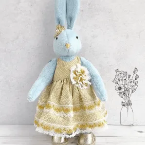 плюшевый зайка ручной работы