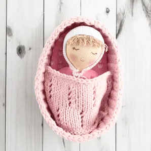 ляля в колыбельке ручная работа