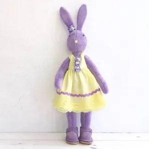 плюшевый зайка ручной работы